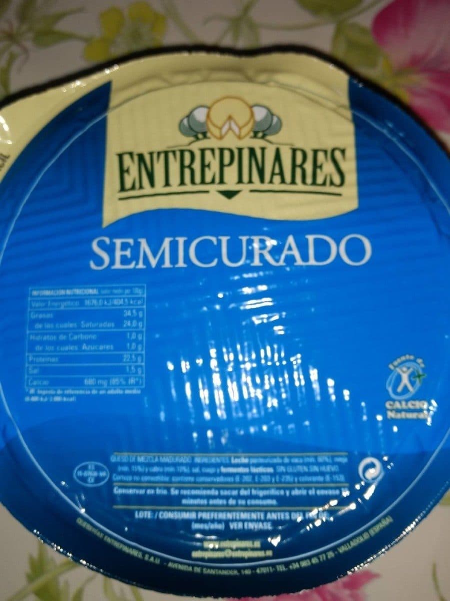 Entrepinares Queso de mezcla maduro packshot
