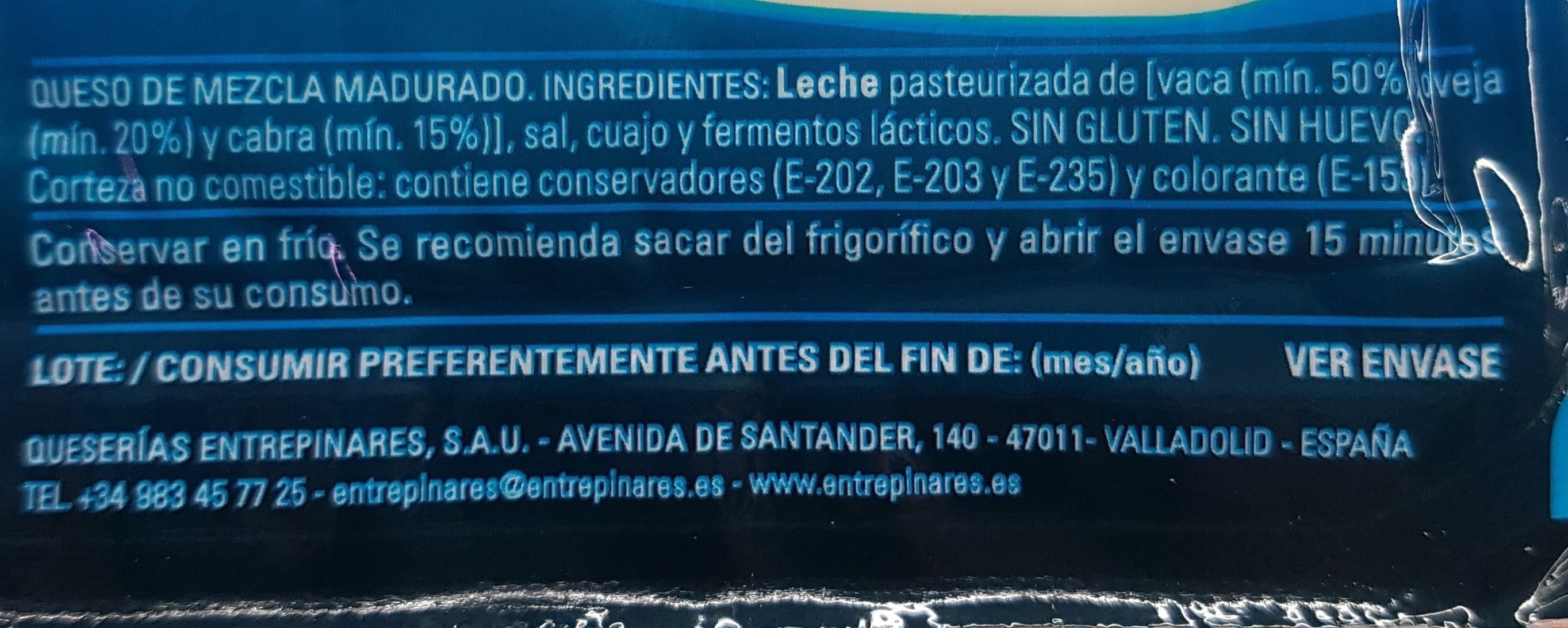 Entrepinares Semicurado packshot