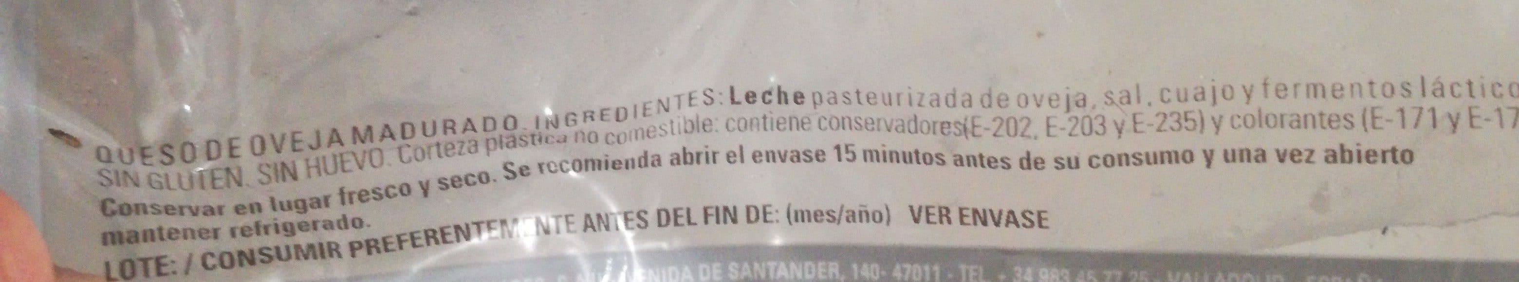 Entrepinares Queso oveja packshot