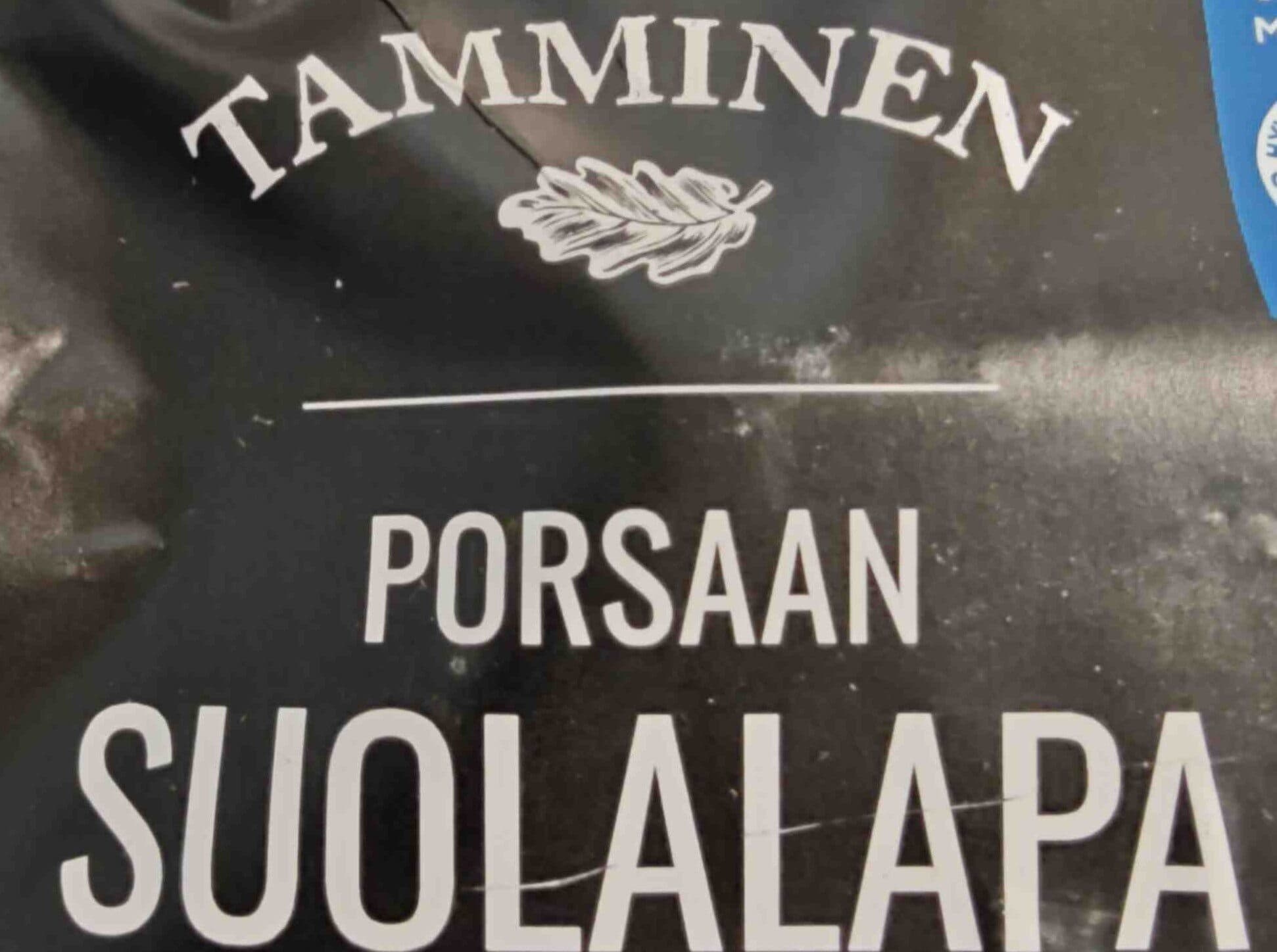 Tamminen Porsaan suolalapa packshot