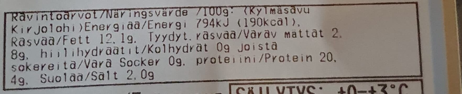 Nurmeksen kala Kylmäsavustettu Kirjolohifilesiivu packshot