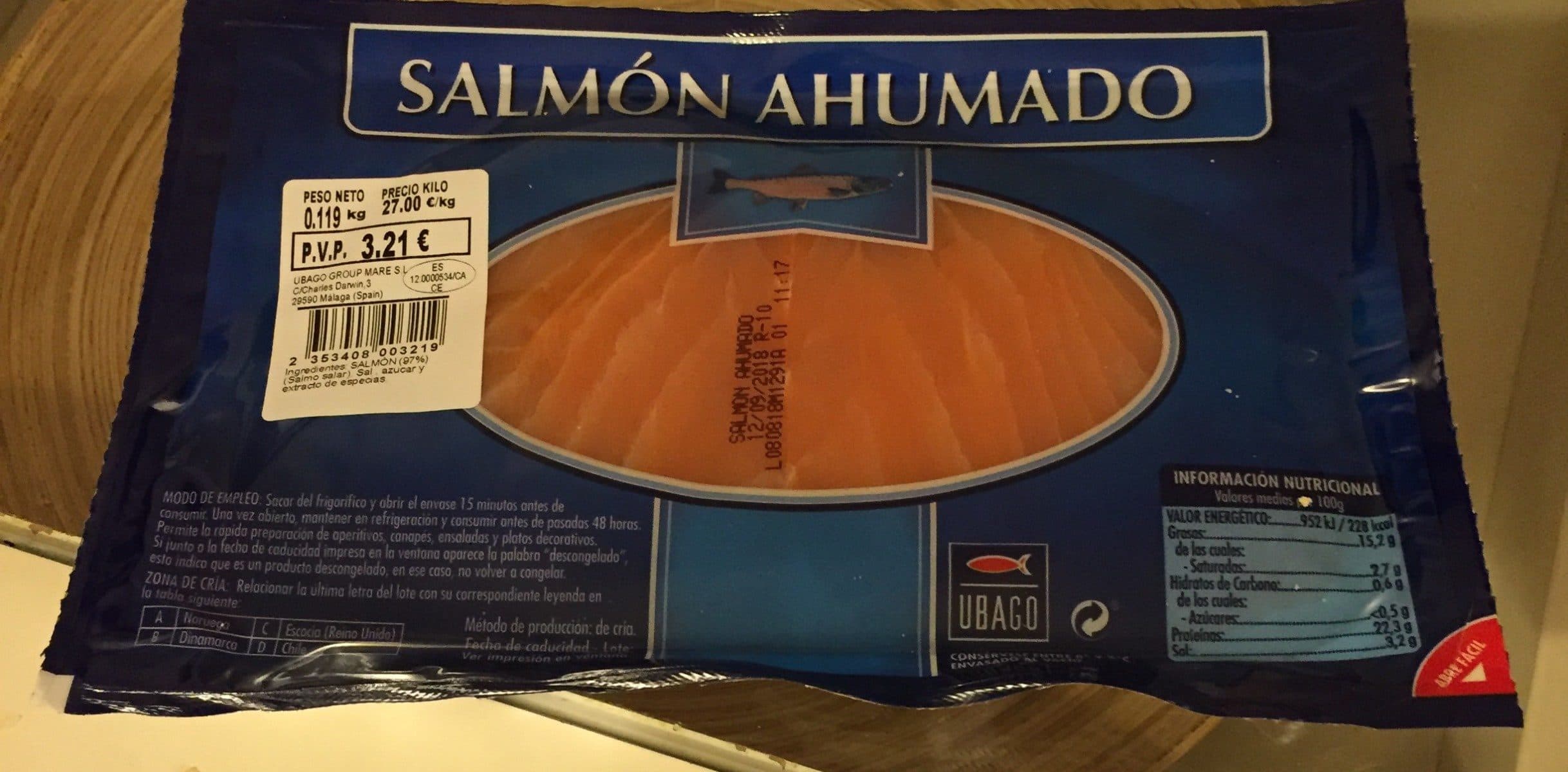 Open Food Facts Saumon fumé packshot