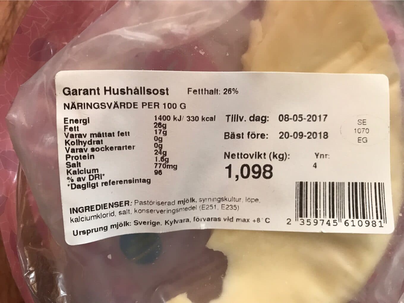 Garant Hushallsost packshot