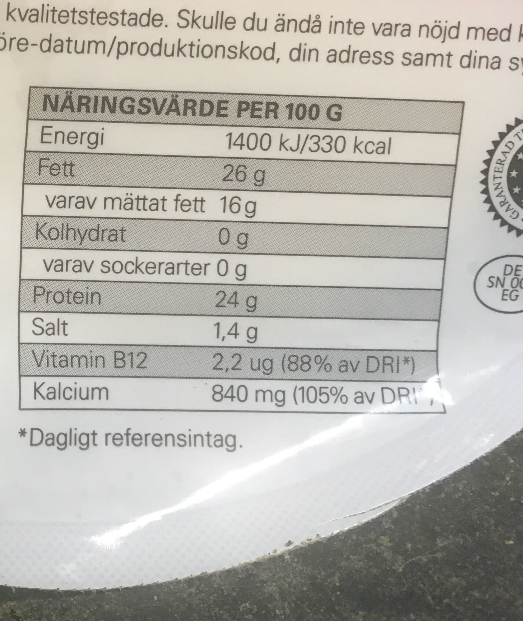 Eldorado Hushållsost packshot