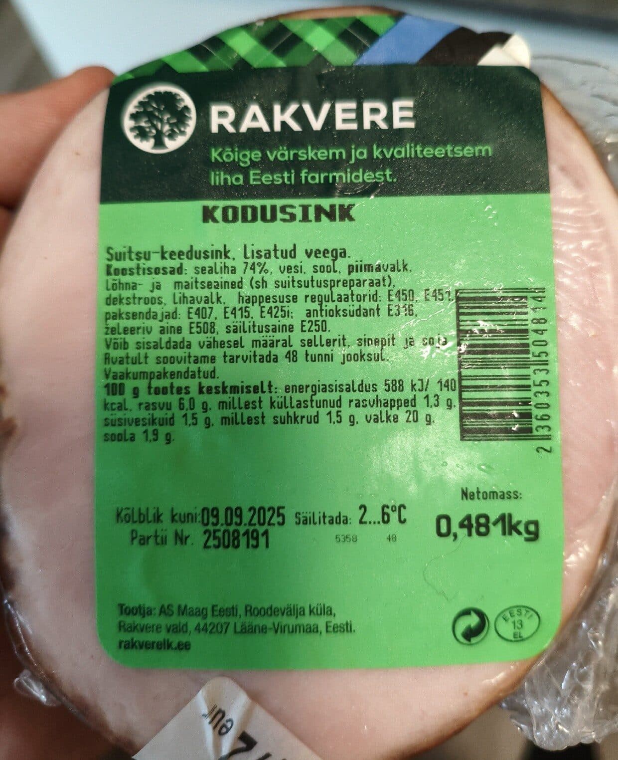 Rakvere Kodusink packshot