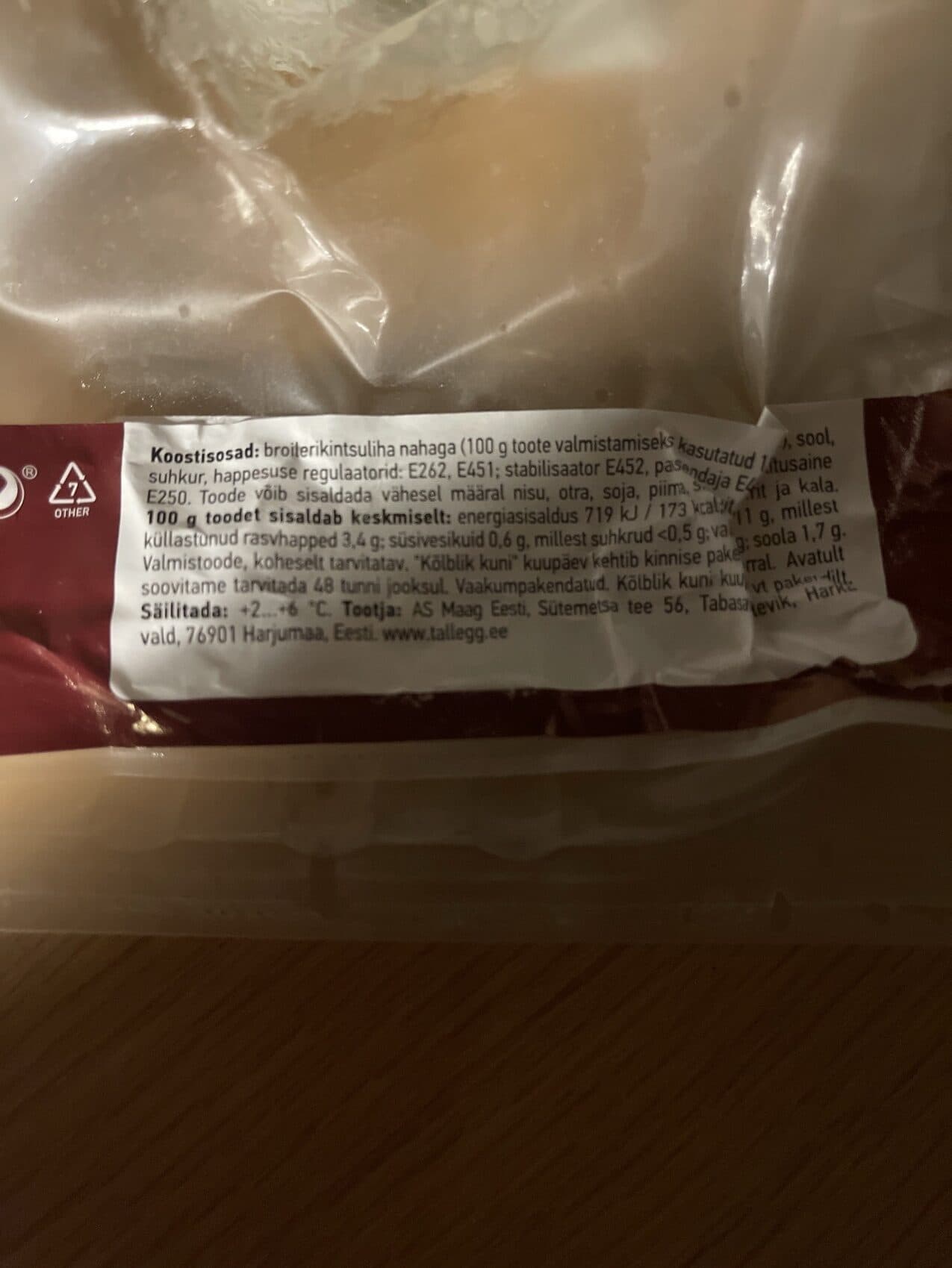 Tallegg Smoked chicken thigh meat packshot