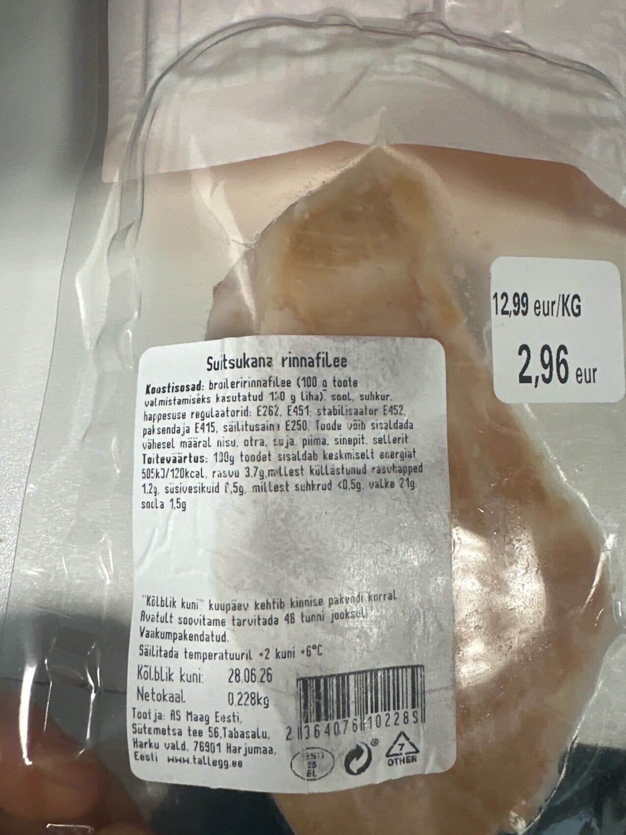Tallegg Suitsukana Rinnafilee packshot