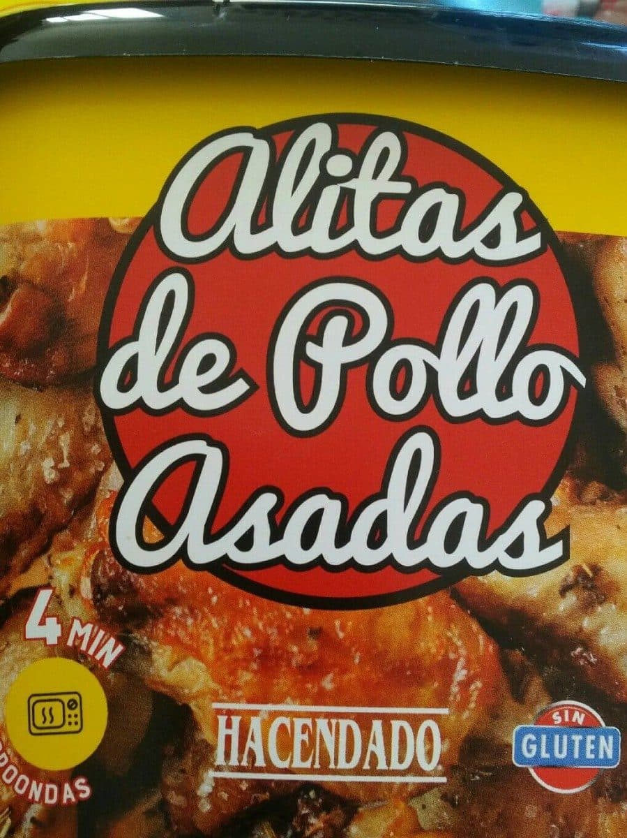 Hacendado Alitas de pollo asadas packshot