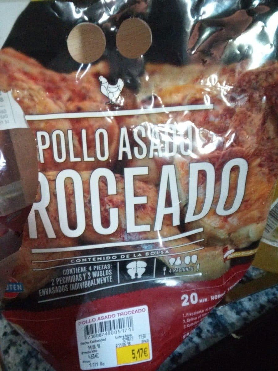 Hacendado Pollo asado troceado packshot