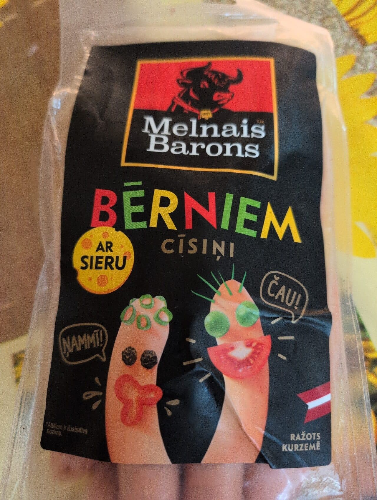 Melnais Barons Cisiņi Bērniem Ar Sieru packshot