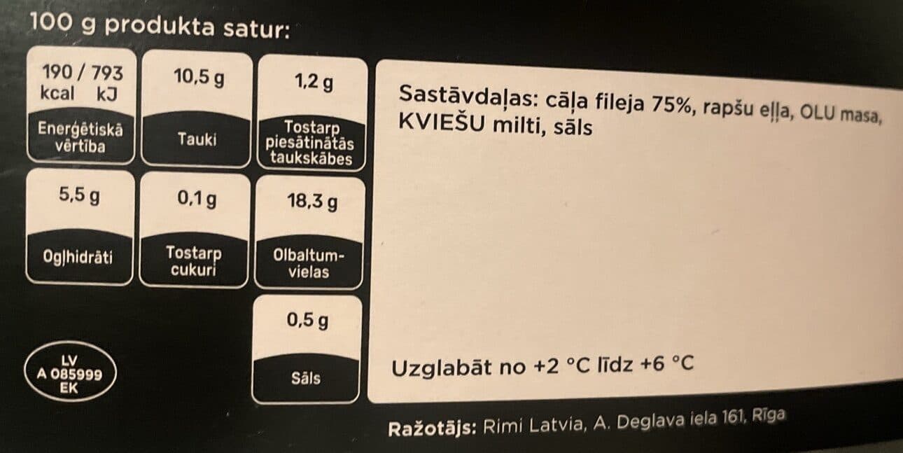 Rimi Cepta Cāļa Fileja packshot