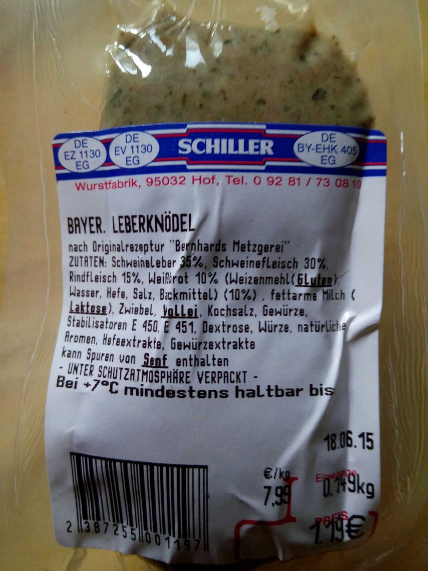 Schiller Bayerische Leberknödel packshot