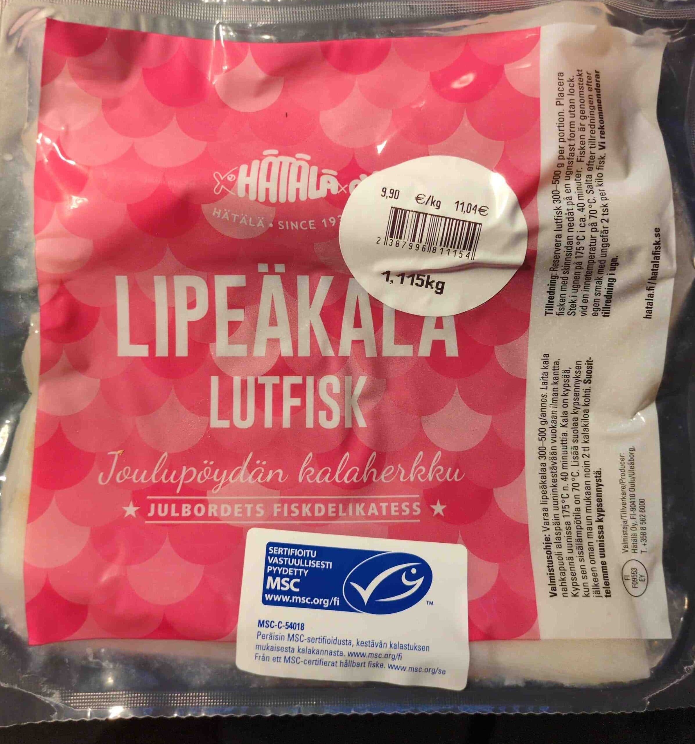 Hätälä Lipeäkala packshot