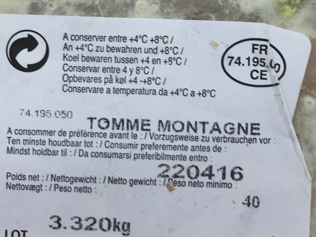 Pochat et fils tomme de Montagne packshot