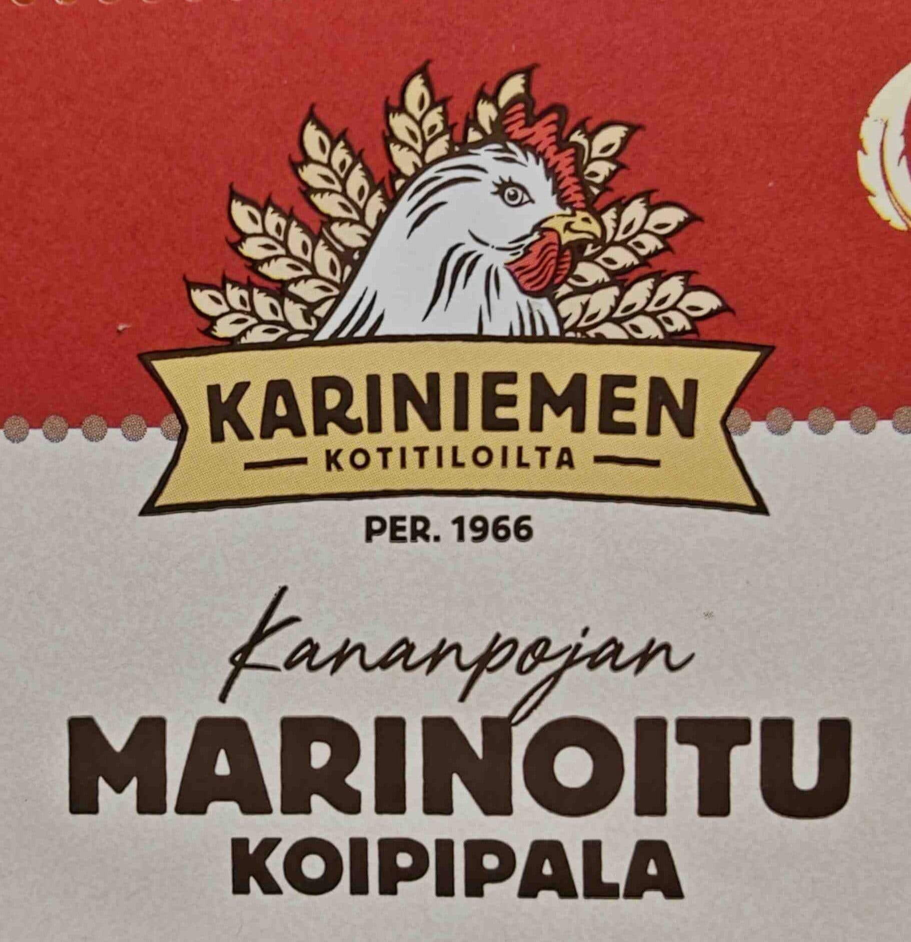 Kariniemen Marinoitu koipipala packshot