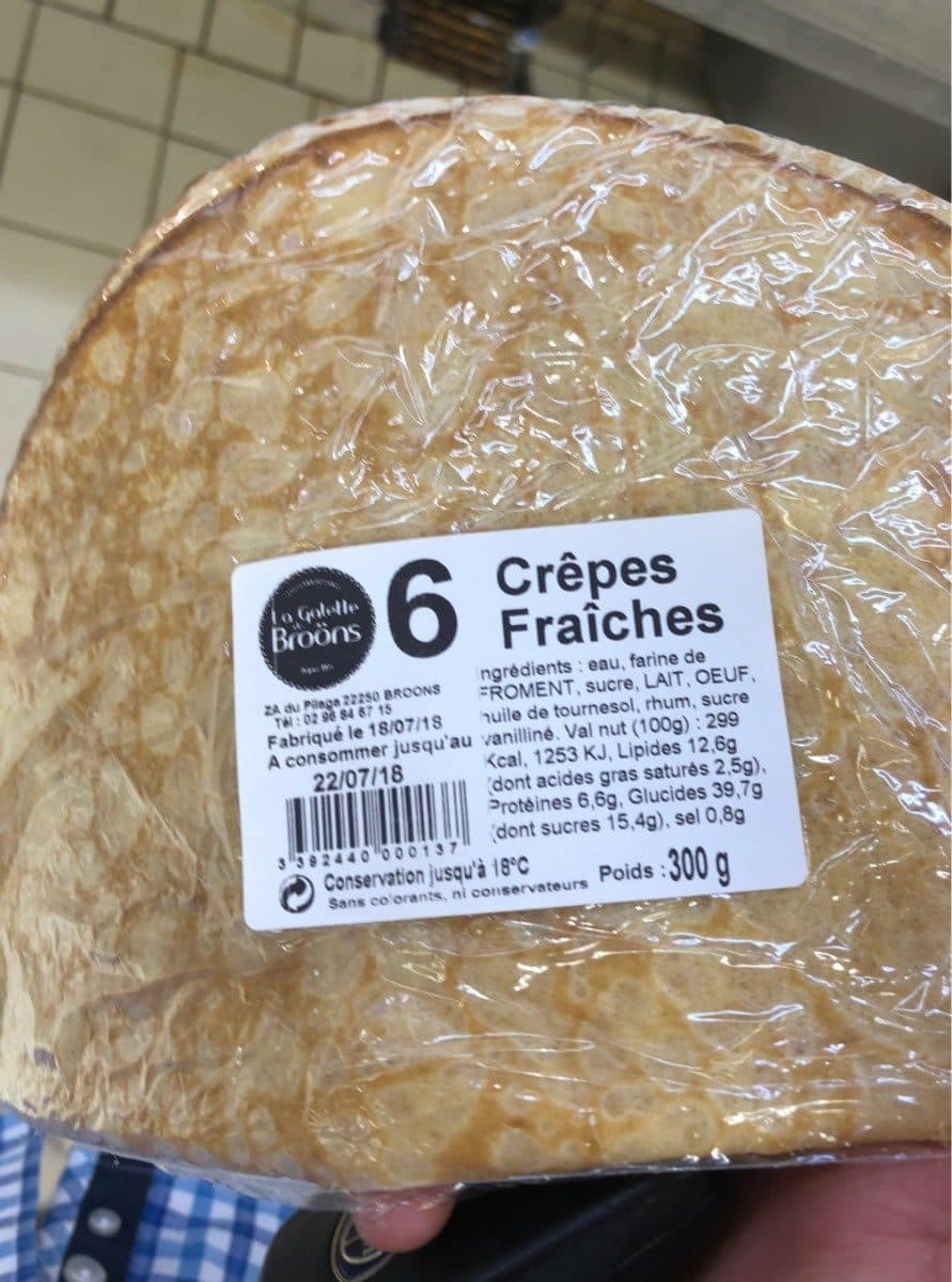 Open Food Facts Crepes Fraiches packshot