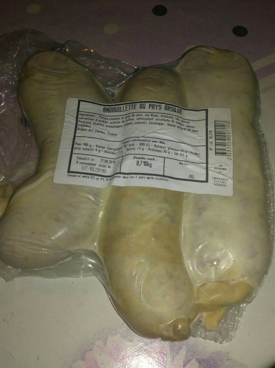 Open Food Facts Andouillette packshot