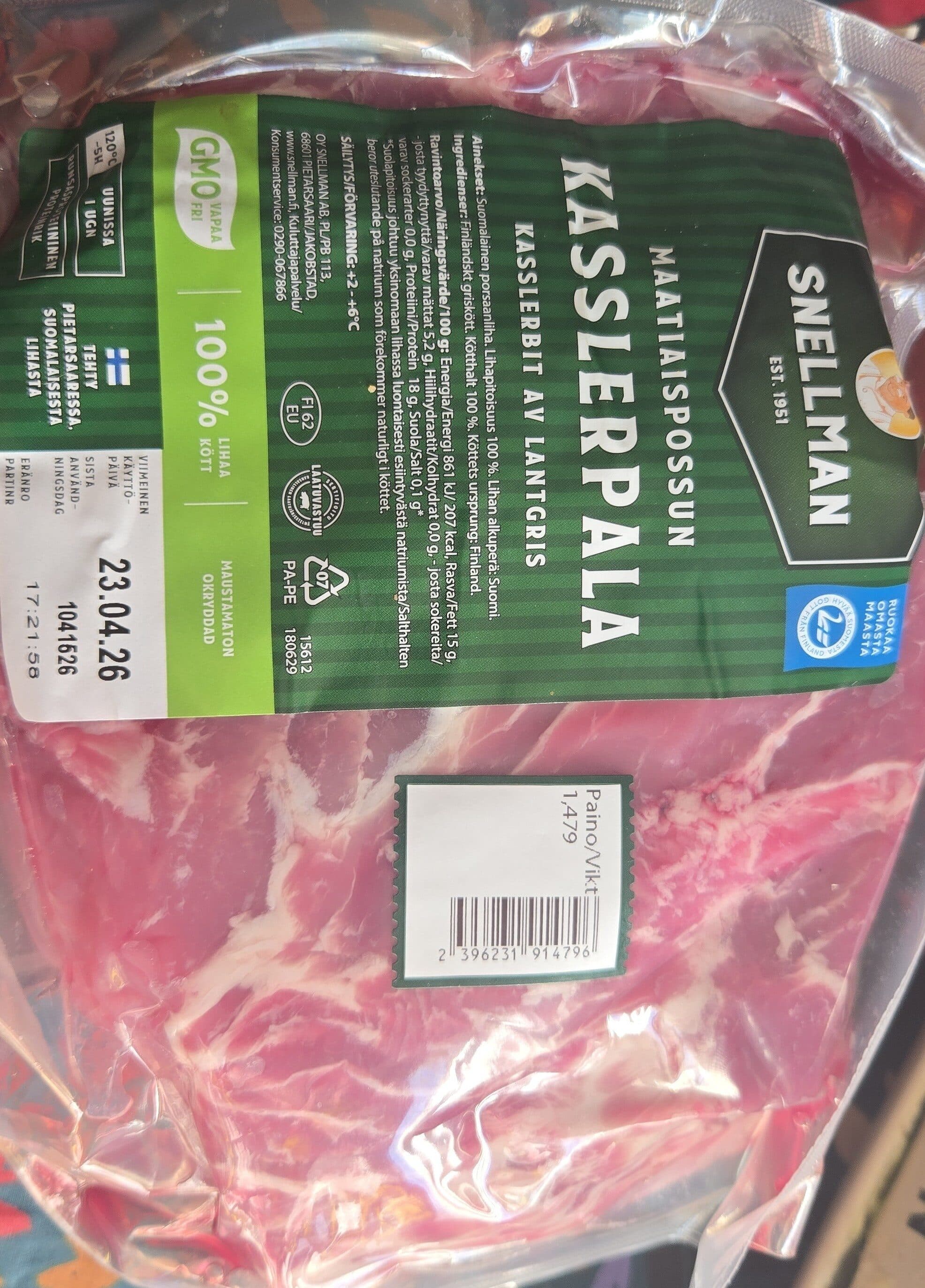 snellman kasslerpala packshot