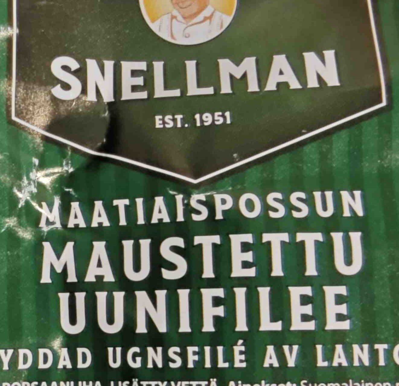Snellman Maatiaispossun maustettu uunifilee packshot