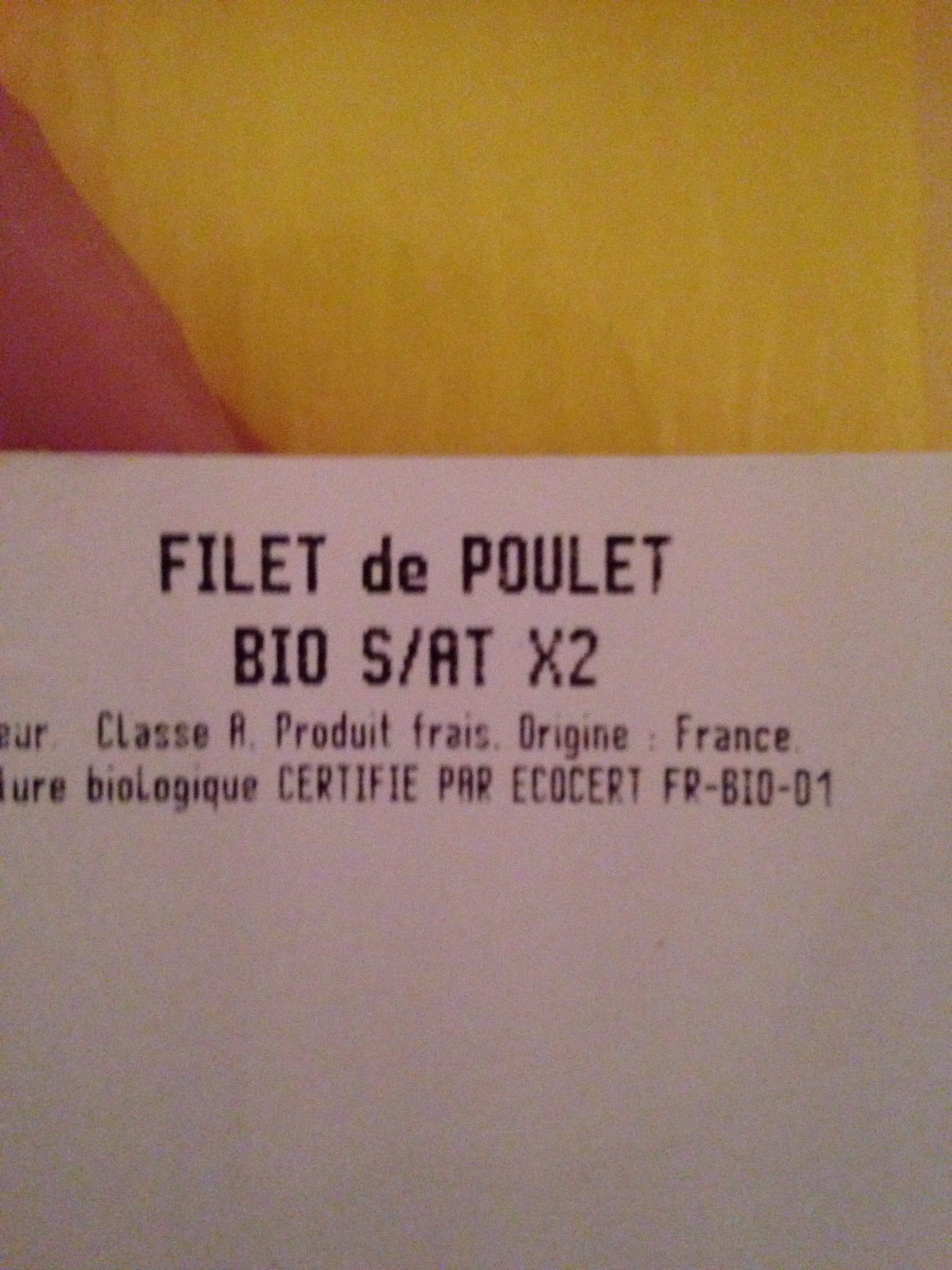 Naturalia Filets de poulet packshot