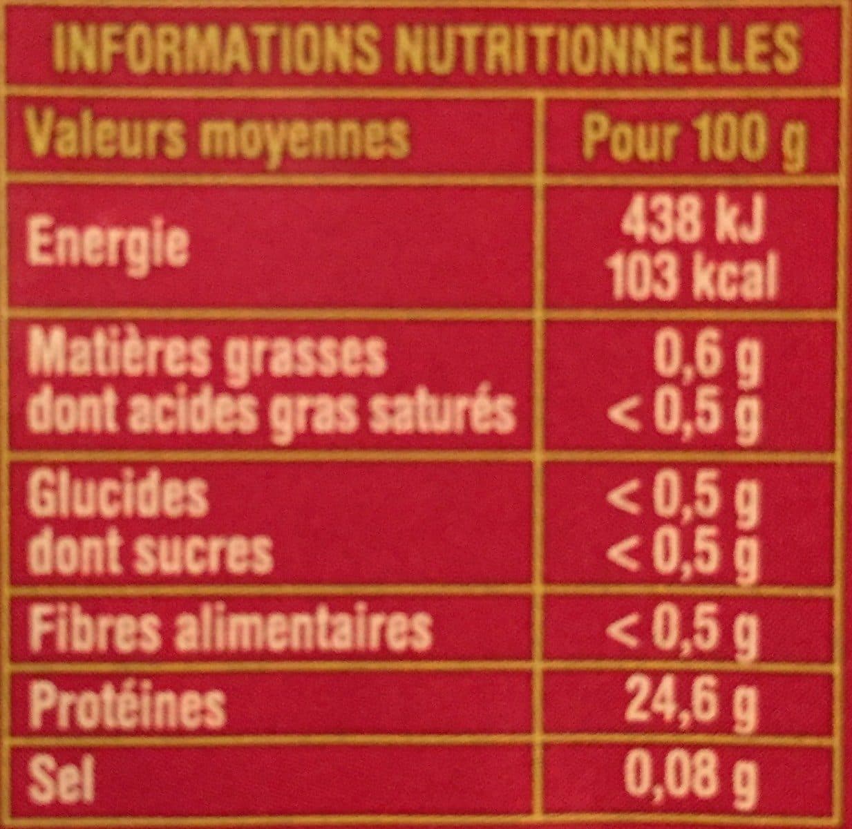 Open Food Facts 2 Filets de Poulet Jaune packshot
