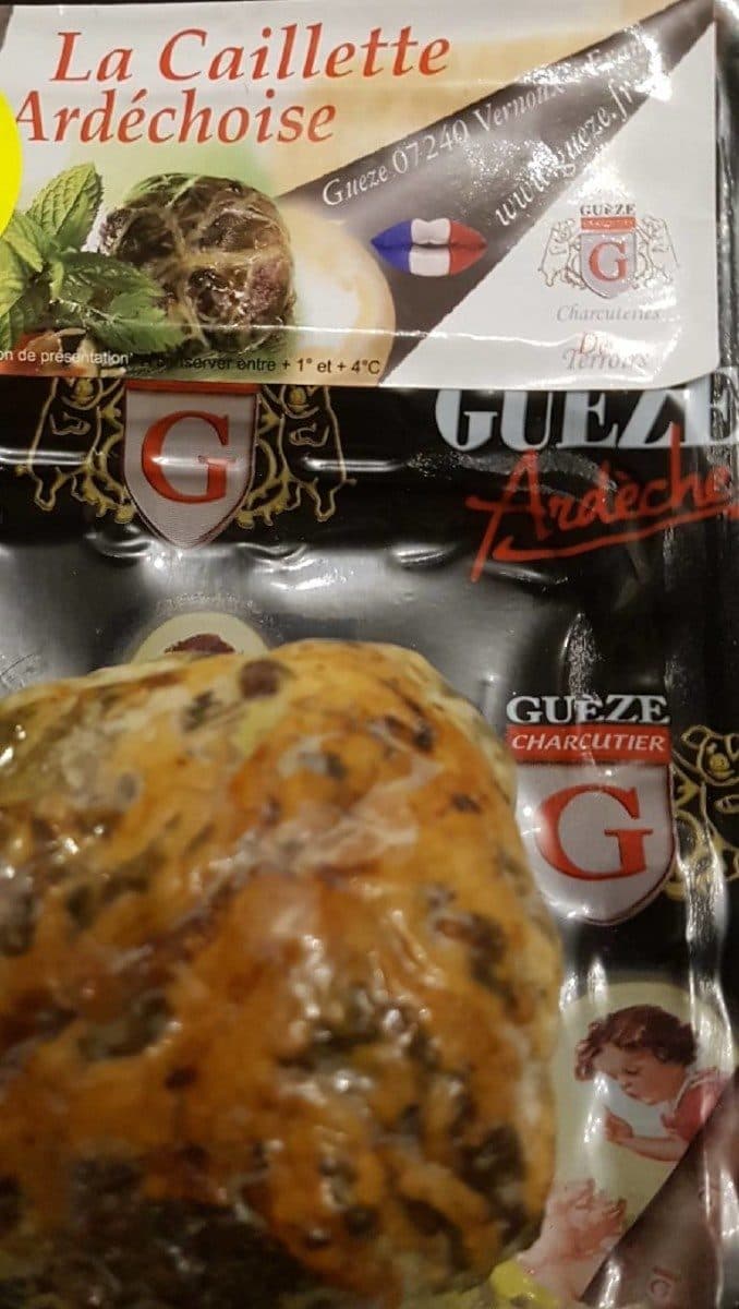 Guèze Caillette Ardéchoise packshot
