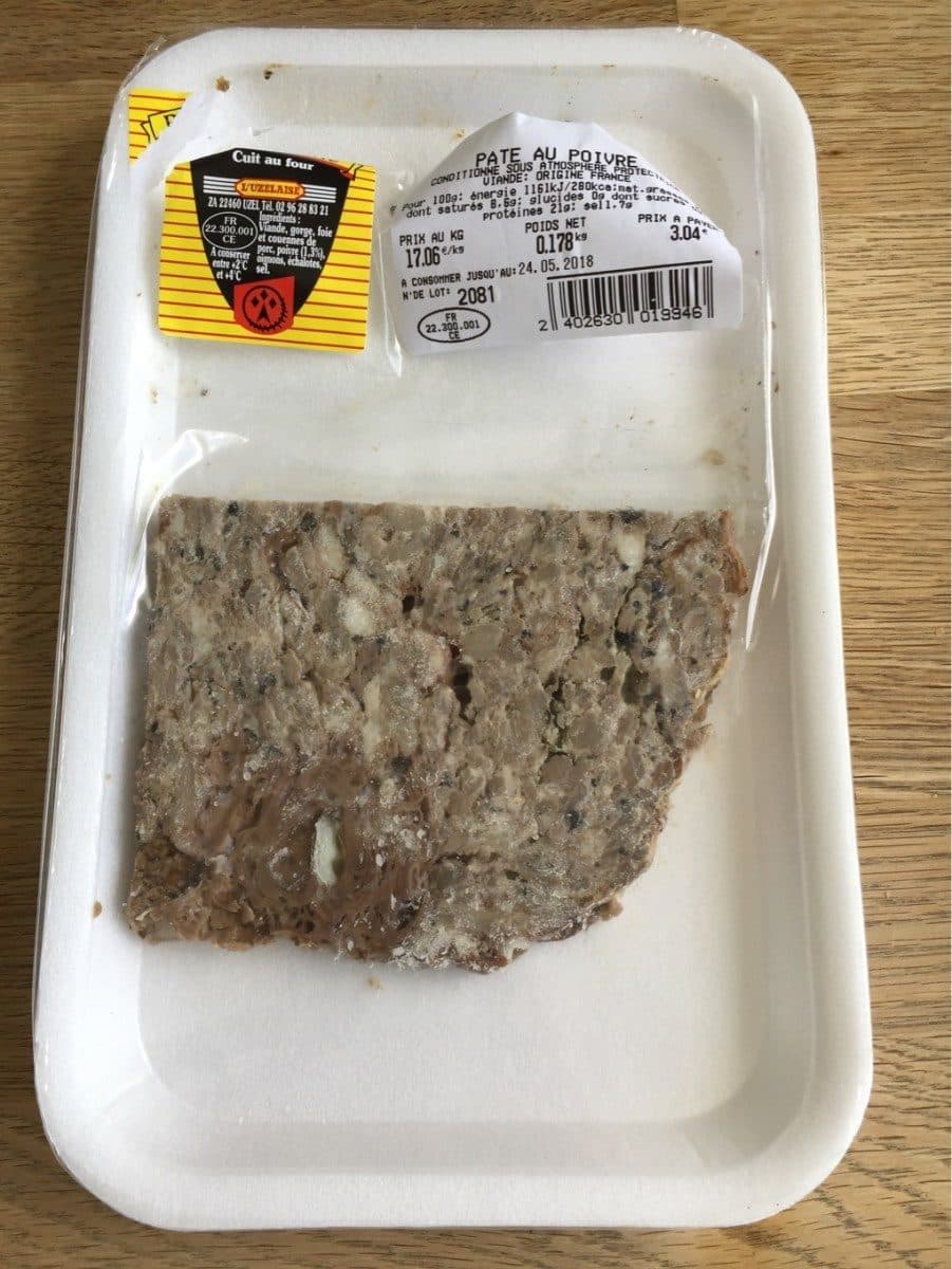 Open Food Facts Paté au poivre packshot