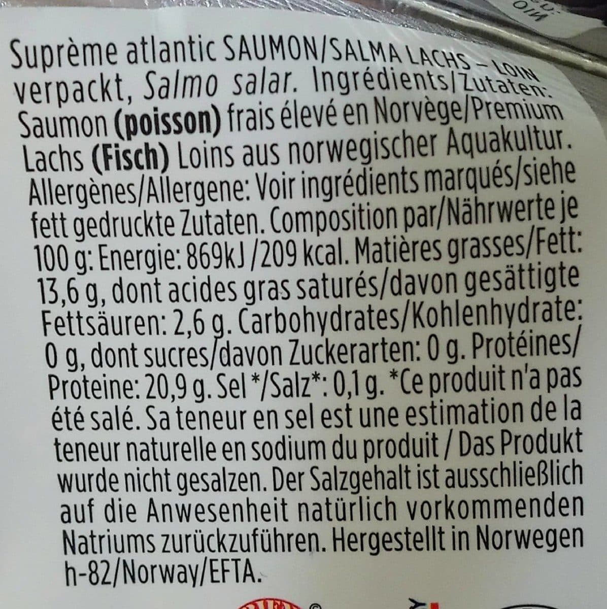 Open Food Facts Saumon salma packshot