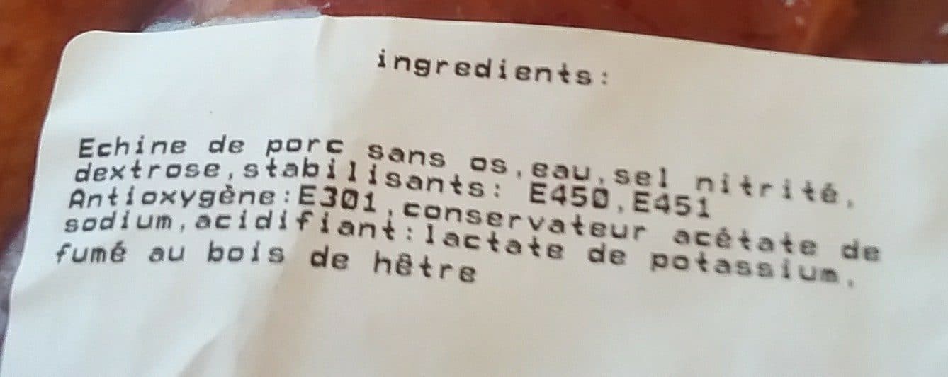 Open Food Facts collet fumé packshot