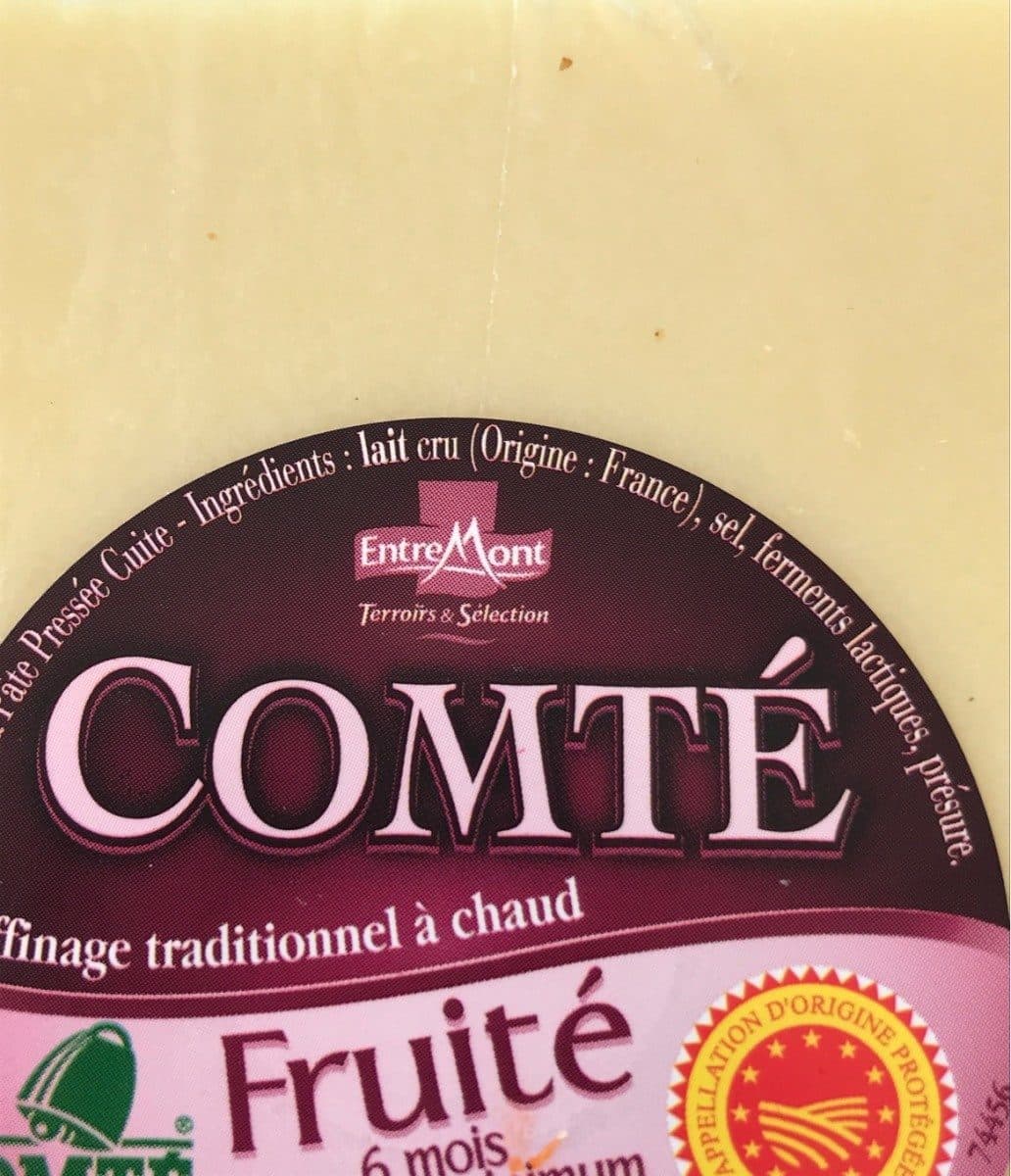 Open Food Facts Comte fruité packshot