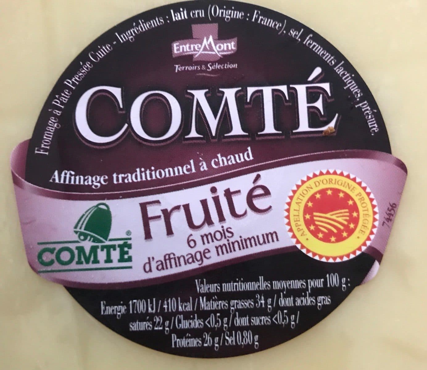 Open Food Facts Comté packshot