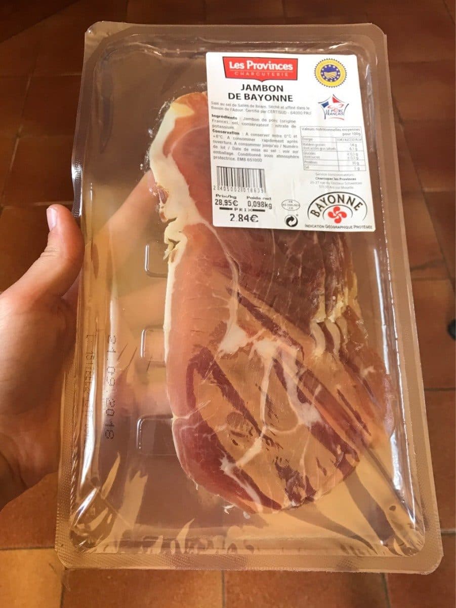 Open Food Facts Jambon de bayonne packshot