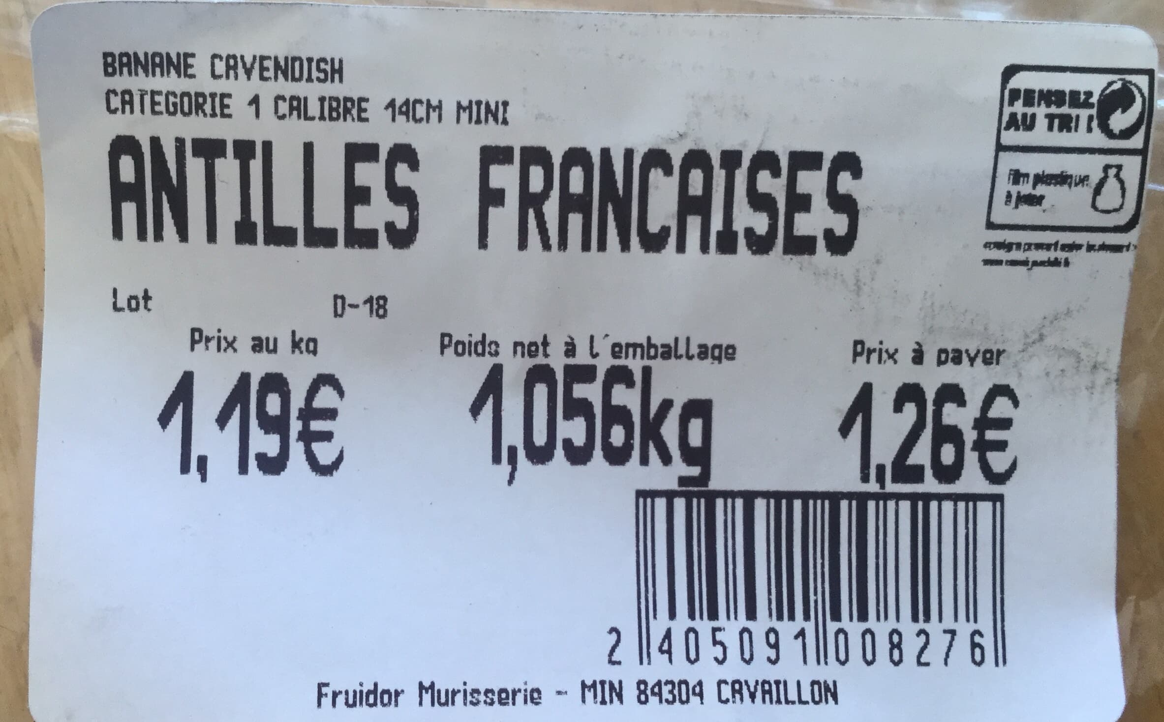 Fruidor Muriserie Antilles françaises packshot