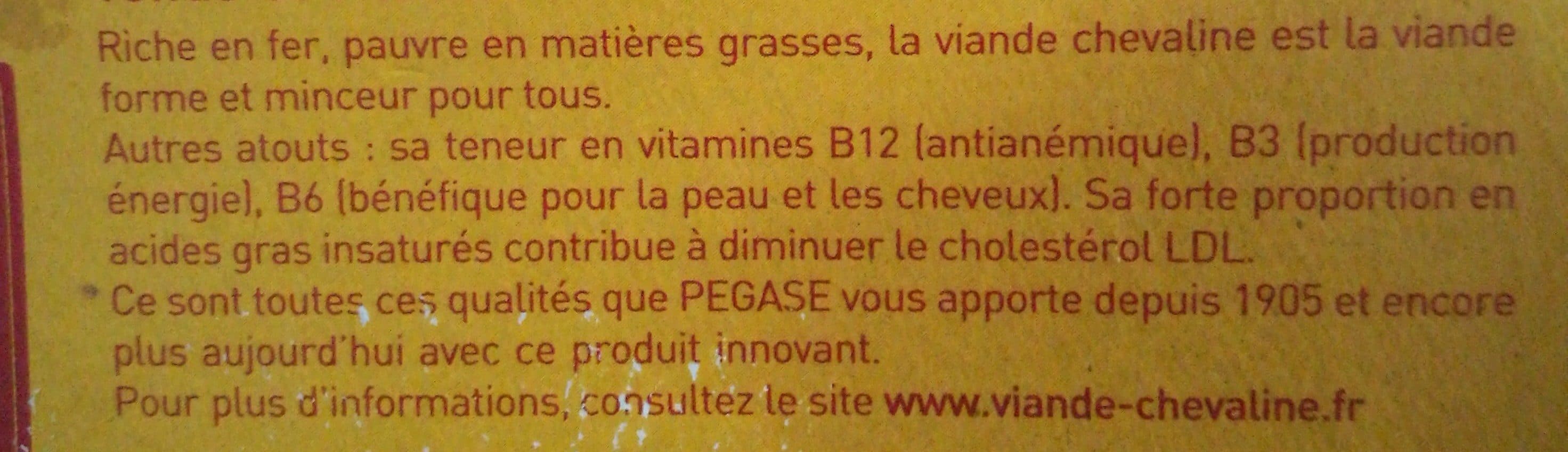 PEGASE Viande chevaline packshot