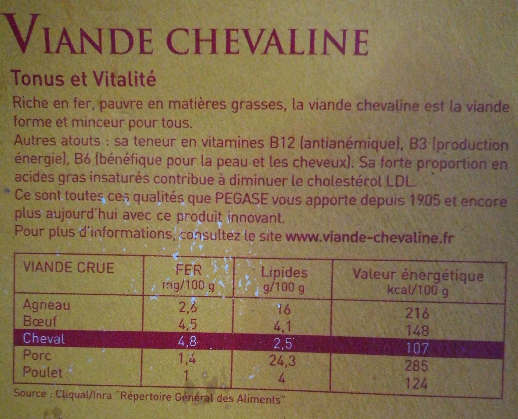 PEGASE Viande chevaline packshot