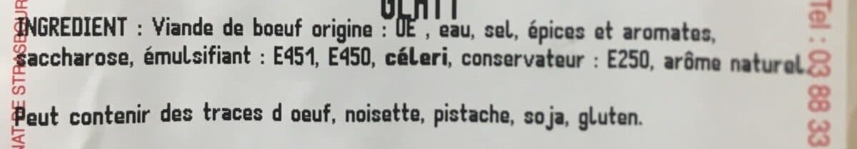 Frédéric Buchinger Saucisse viennoise de bœuf packshot