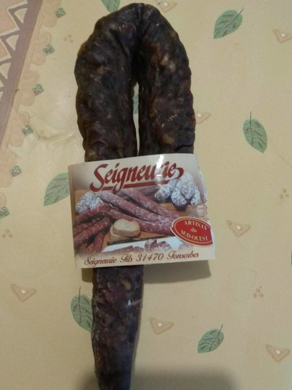 Seigneurie Saucisse sèche de foie de porc packshot