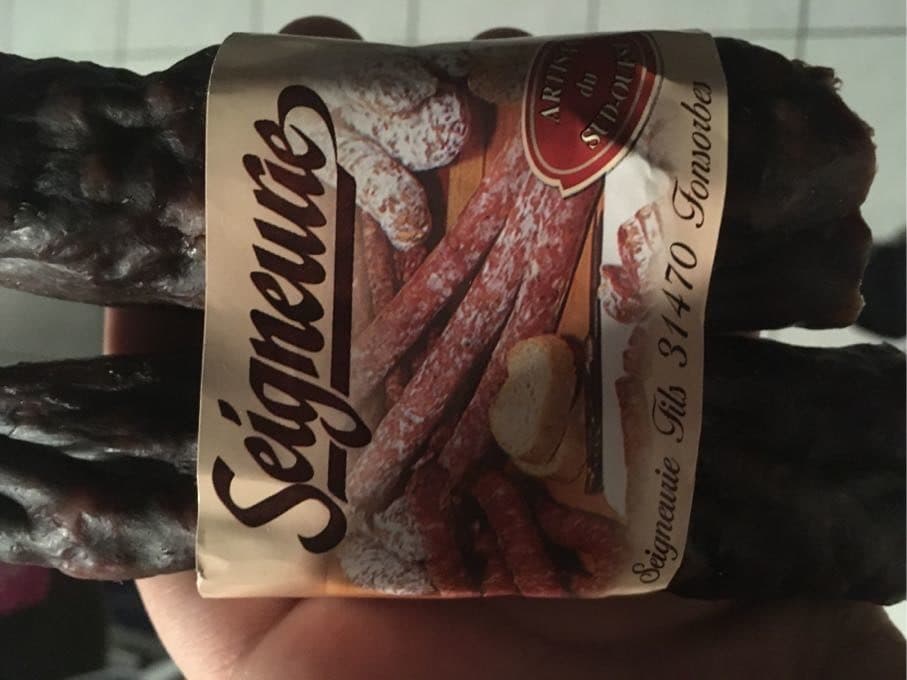 Seigneurie Saucisse seche de foie de porc packshot