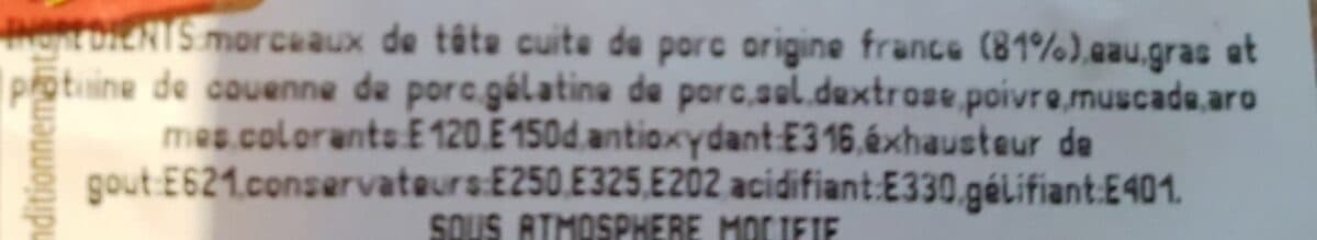 Open Food Facts Tête roulée packshot