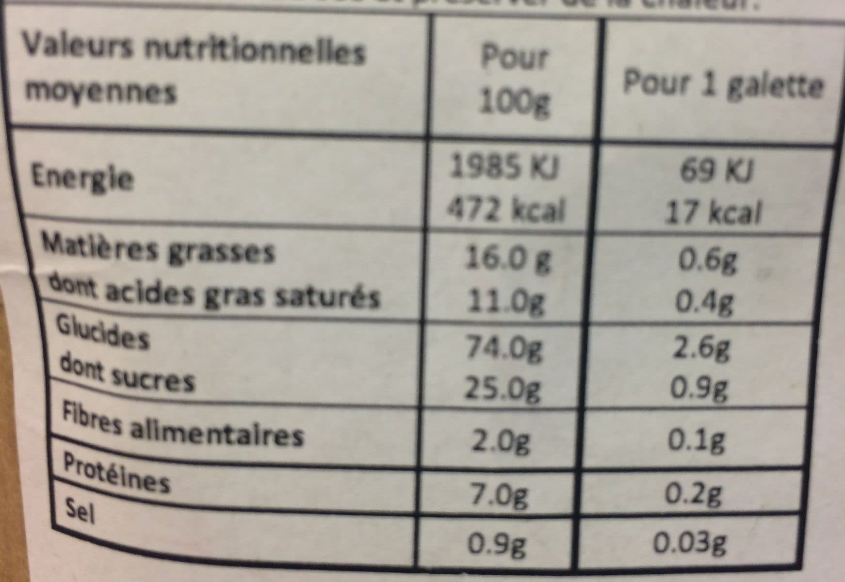 St Michel Petite galette Pur beurre packshot