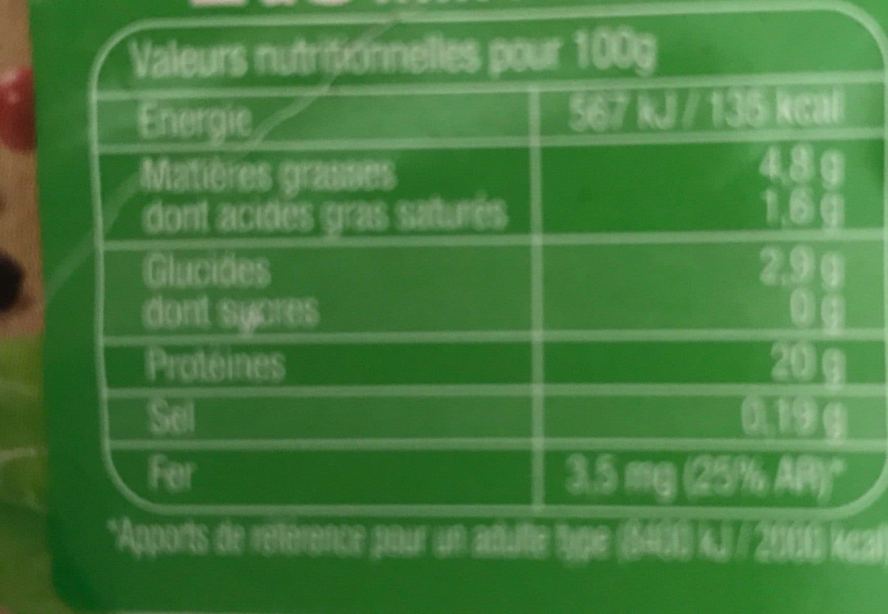 Open Food Facts Foie de veau packshot