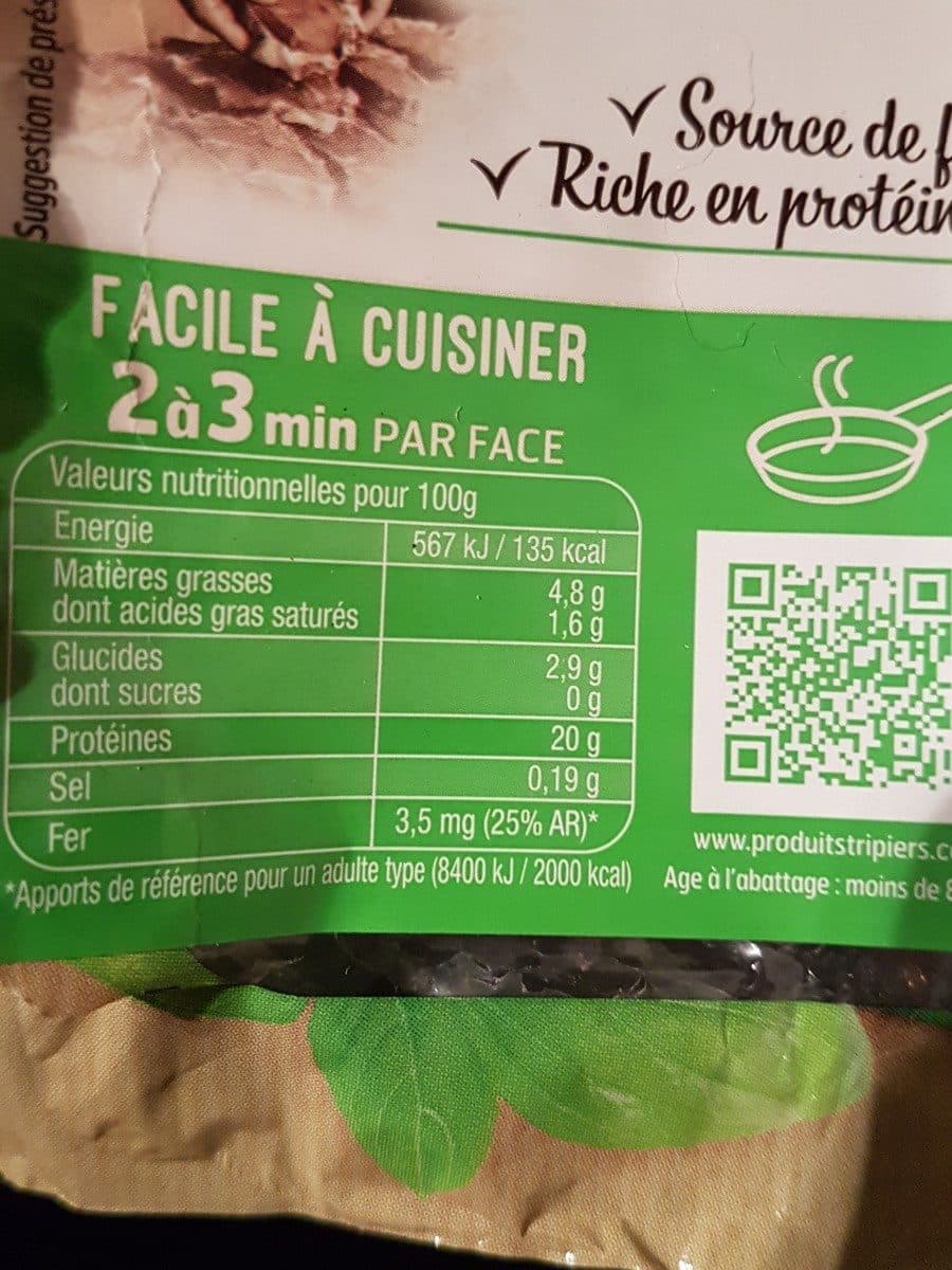 Open Food Facts Foie de veau packshot