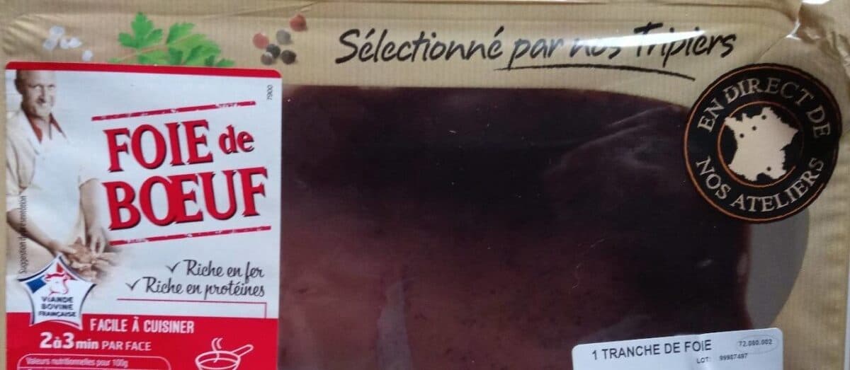 Open Food Facts Foie de boeuf packshot