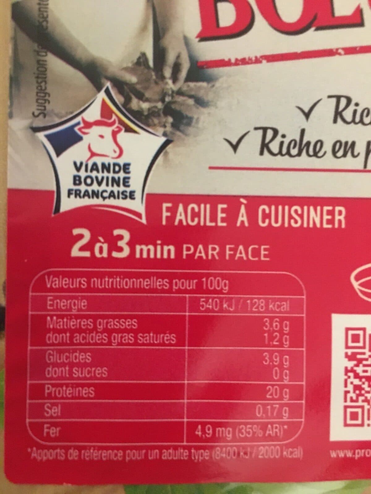 Open Food Facts Foie de boeuf packshot