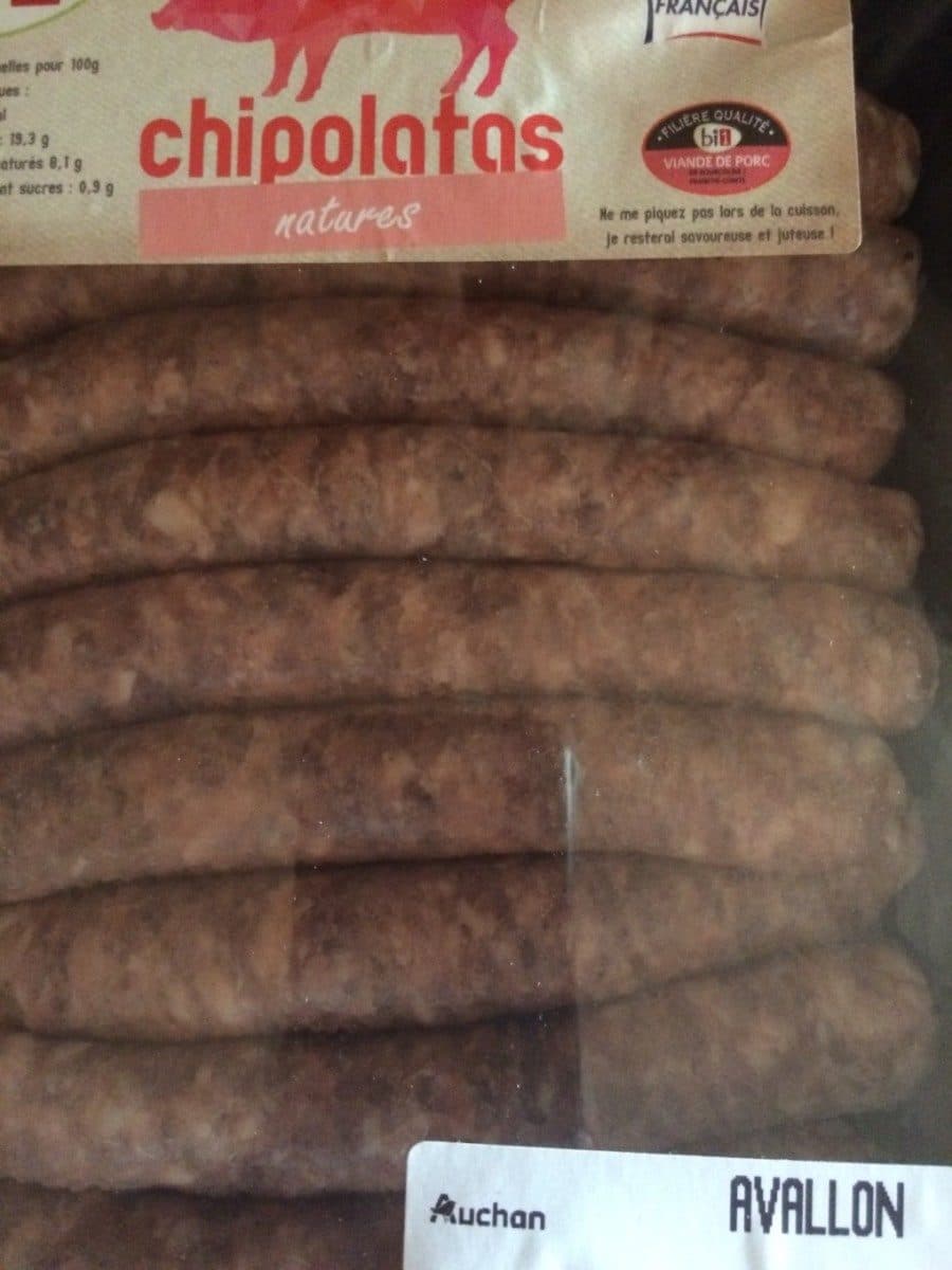 Open Food Facts chipolatas packshot