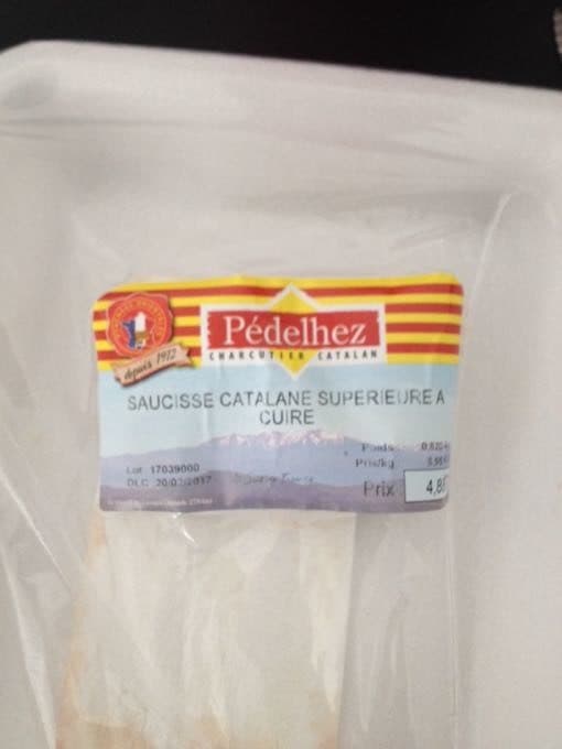 Perelhez Saucisse Catalane Superieure packshot