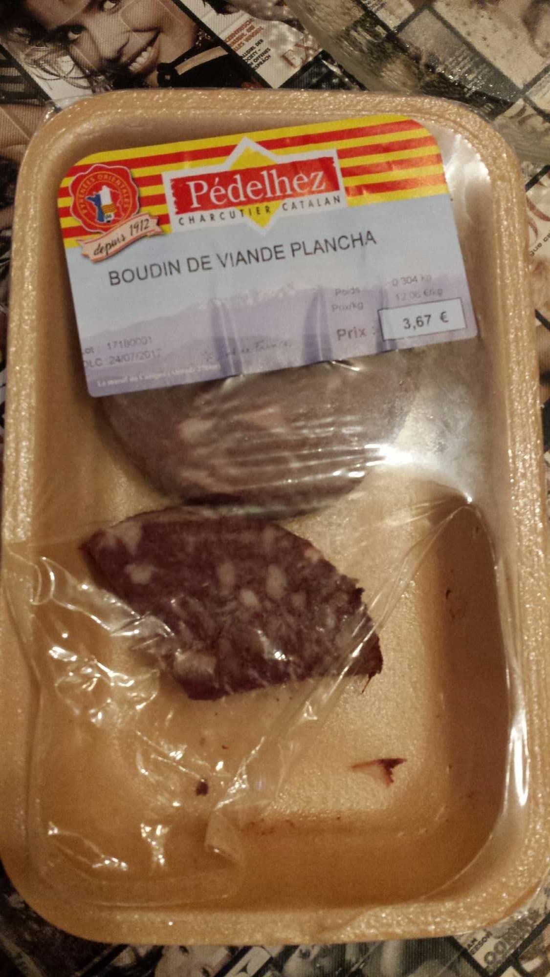 Pédelhez Boudin de Viande Plancha packshot