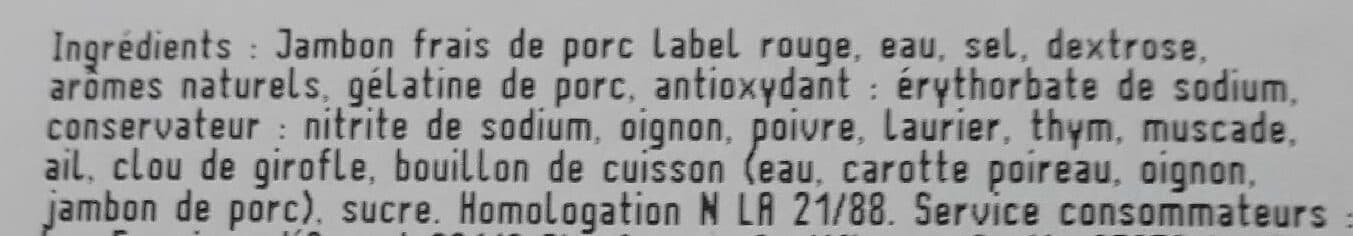 Le Porc Francais Jambon cuit à l'ancienne packshot