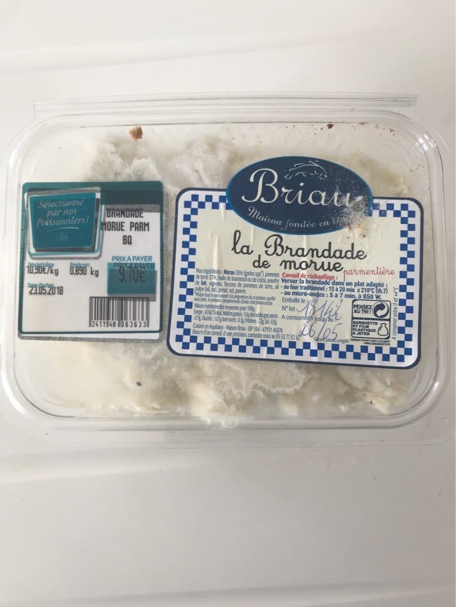 Briau Brandade de morue packshot