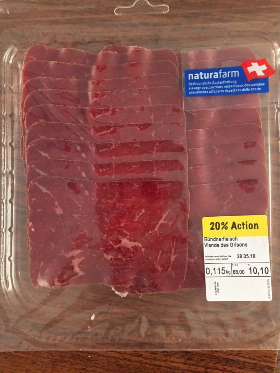 Open Food Facts Viande des grisons packshot